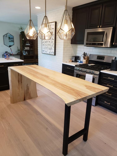5 Simple Ways to Update Your Home by Edgework Creative, waterfall countertop