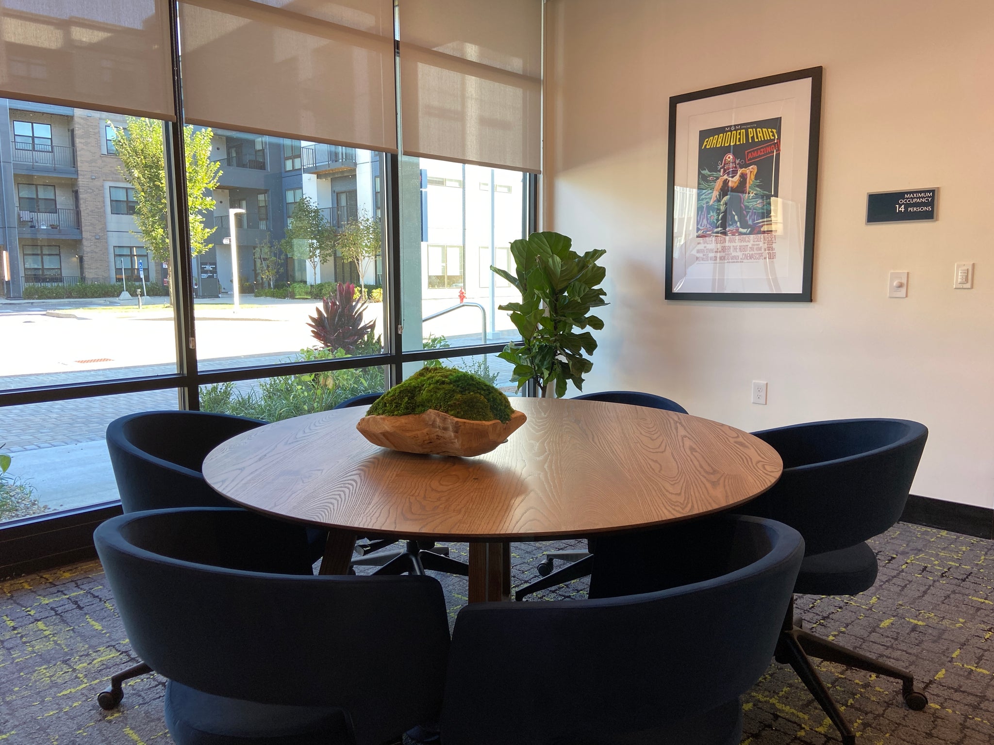 conference room, conference table, coworking furniture, amenity space furniture