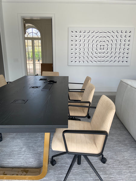 Home office furniture by Edgework Creative, conference table