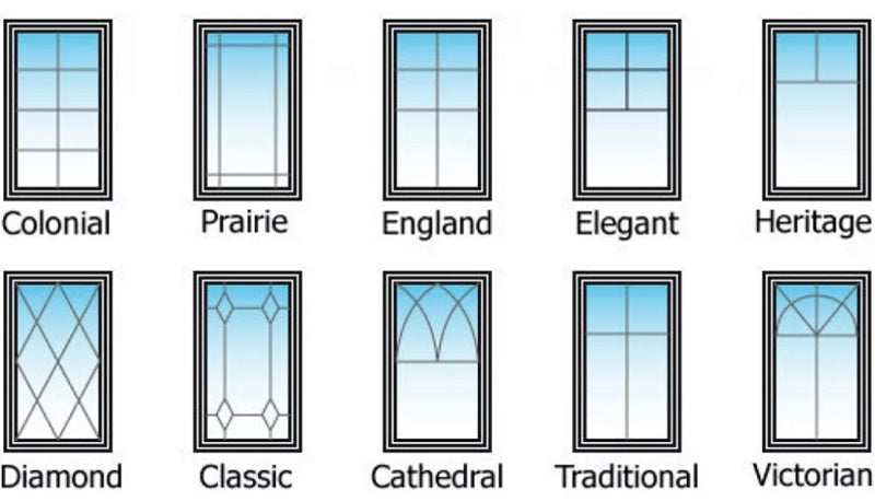 different styles of grilles