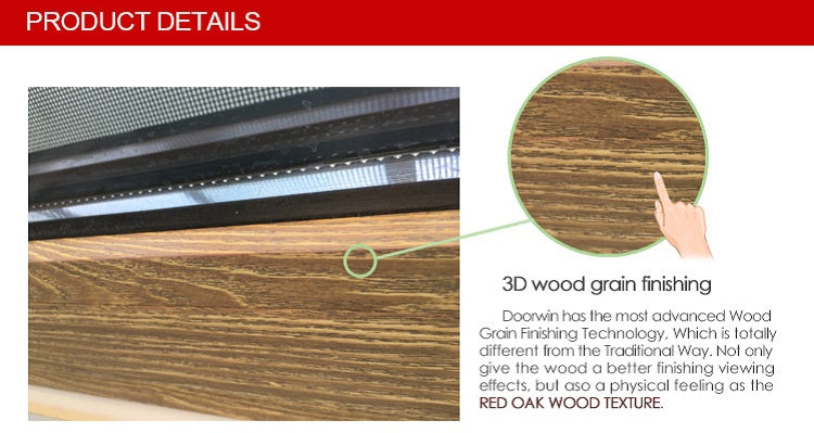 3D wood grain finishing