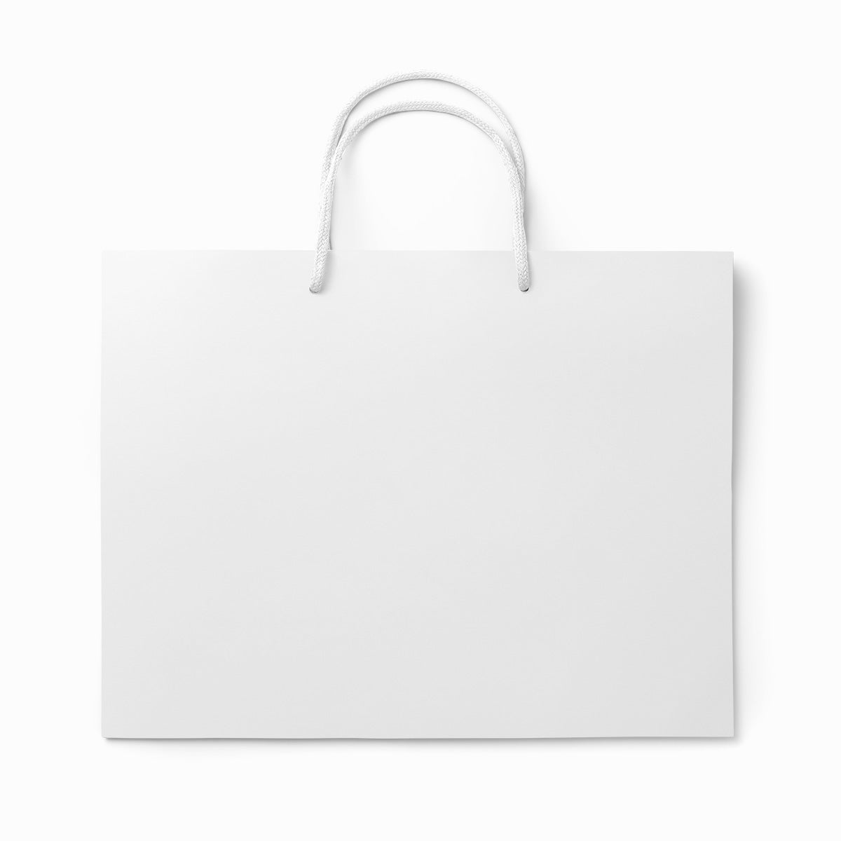 Our matte colored paper eurotote shopping bags have a stunning matte color  exterior and include matching cotton blend soft rope handles. These sleek