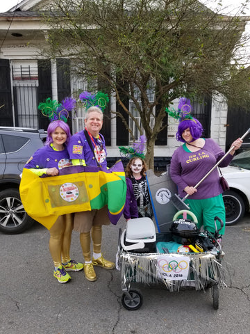 The NOLA 2018 Winter Olympics Team, Mardi Gras Day