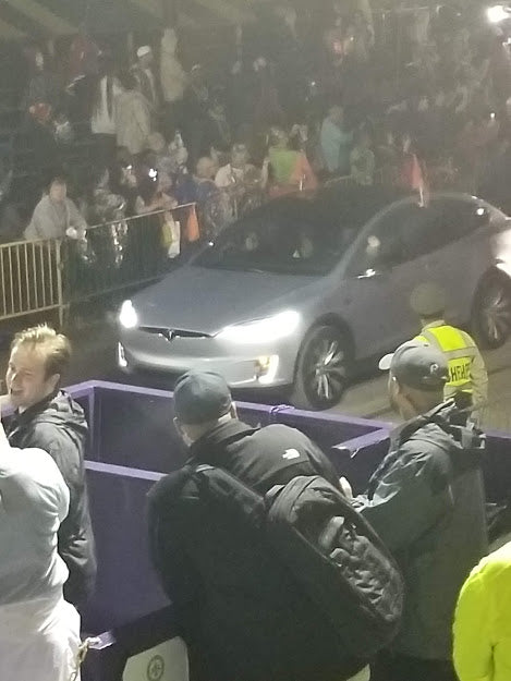 Cherie's Tesla in Krewe of Orpheus, 2020