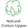 Natural Cotton Upper