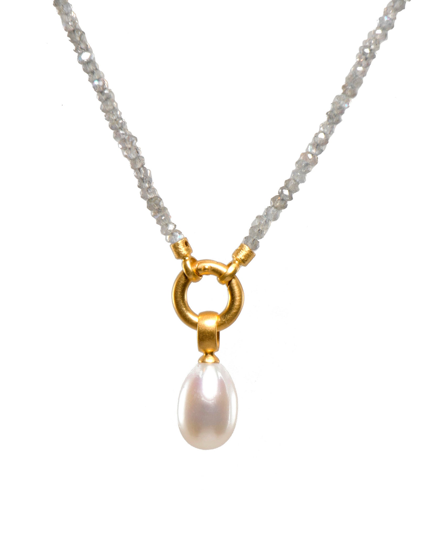 24k gold pearl necklace