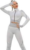 Women Yoga Suit Leggings Bra Elastic Workout Suit Skin Fit Gym Clothes High Waist Legging No See Through Light Gym Suit.5