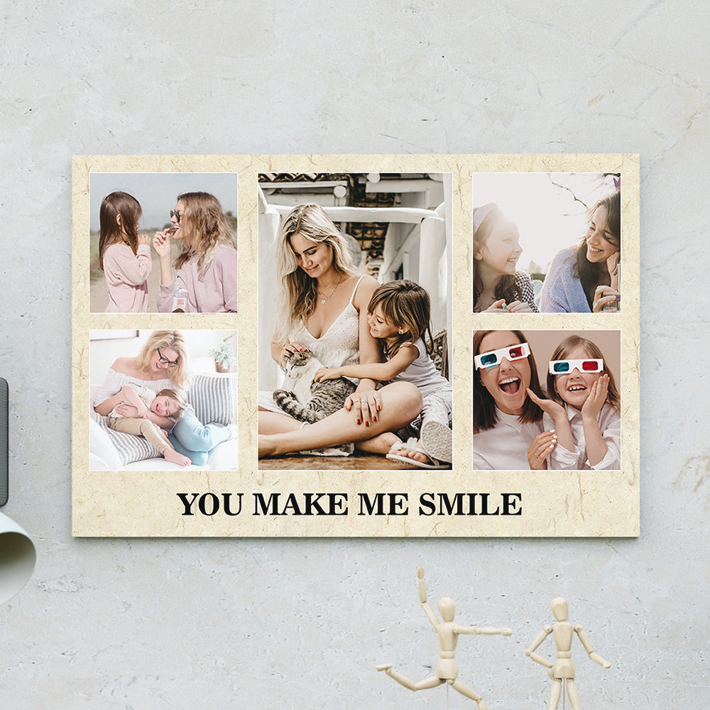 
            
                Load image into Gallery viewer, Personalised 5 Photos Collage Canvas Print
            
        