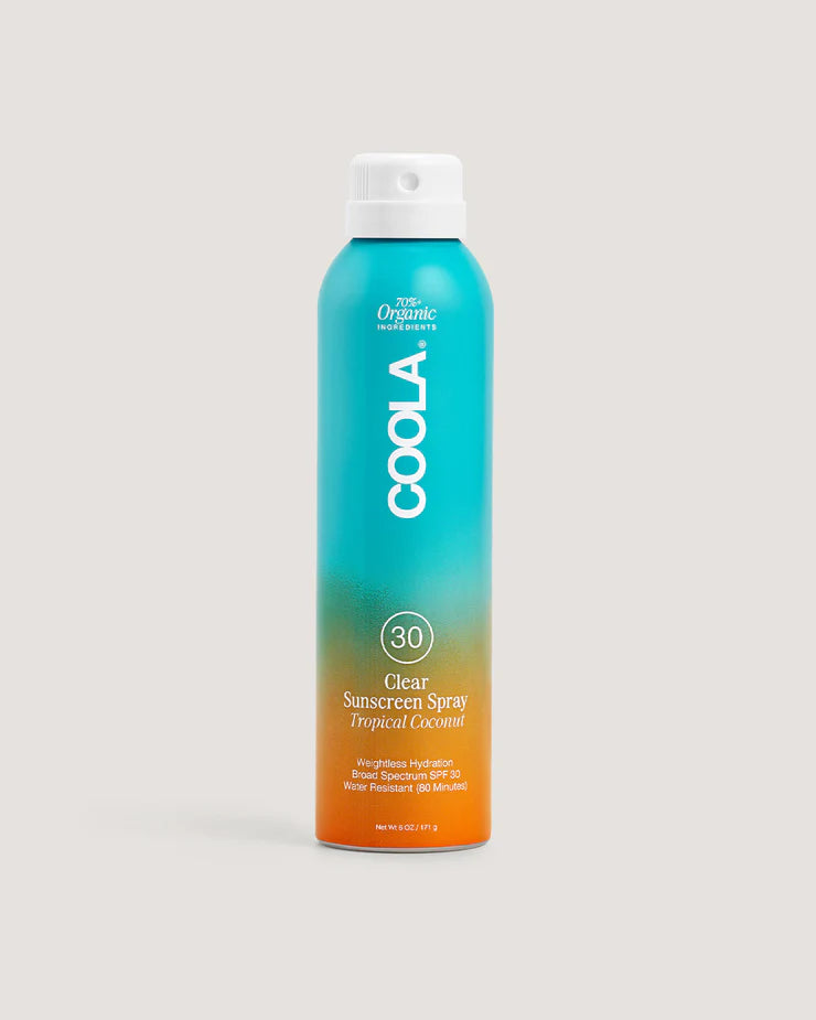 COOLA Clear Sunscreen Spray Tropical Coconut