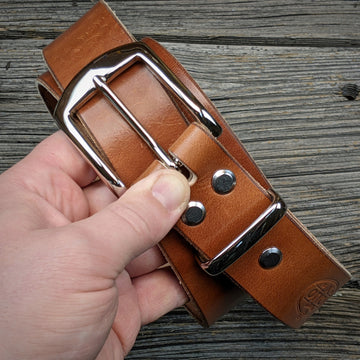 Brown Braided Leather Belt – Buck Mason