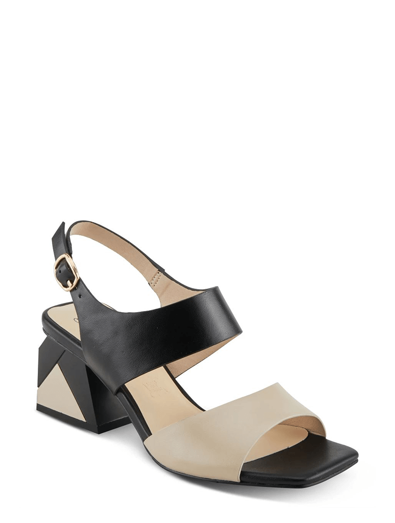 Azura By Spring Step Checkmate Heel in Black Multi (Final Sale)