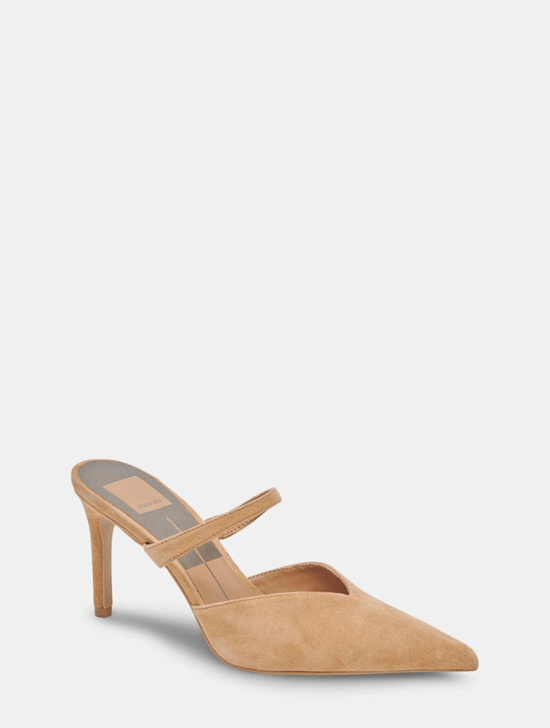 Dolce Vita Kanika Pointed Toe Pump in Tan Suede (Final Sale)