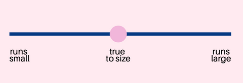 true to size graphic