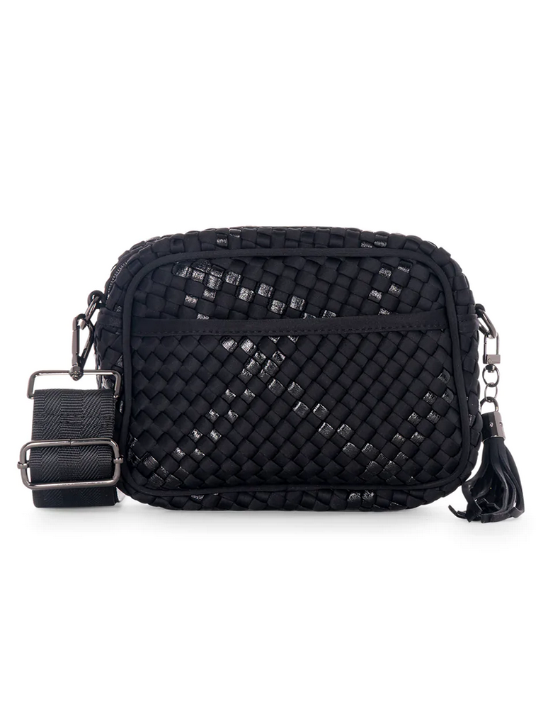 Haute Shore Woven Denim Camera Bag Crossbody