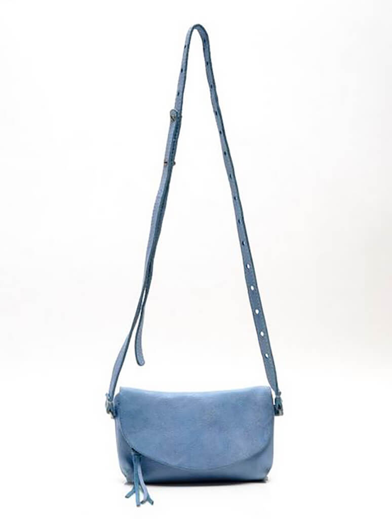 Free People WTF Rider Crossbody in Parisian Blue