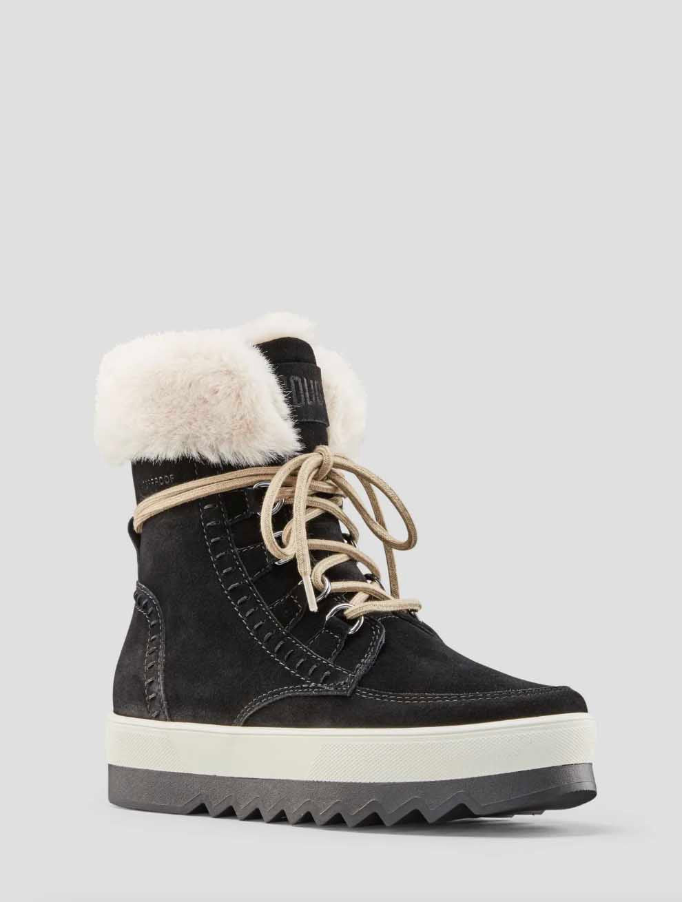 Cougar Vanetta Suede Boot in Black/Cream