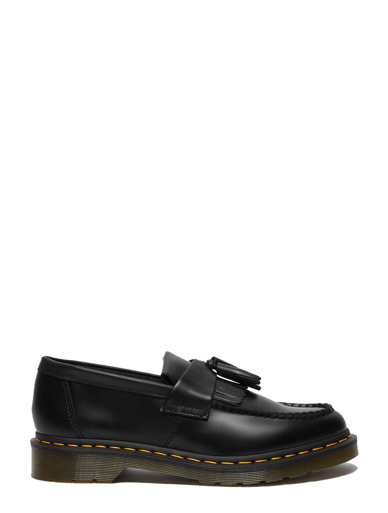 Dr. Martens Adrian Tassel Loafer in Black Smooth Leather