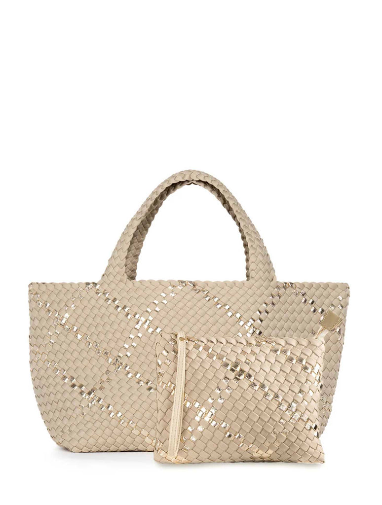 Mark Monaco Woven Tote - Lux Boutique