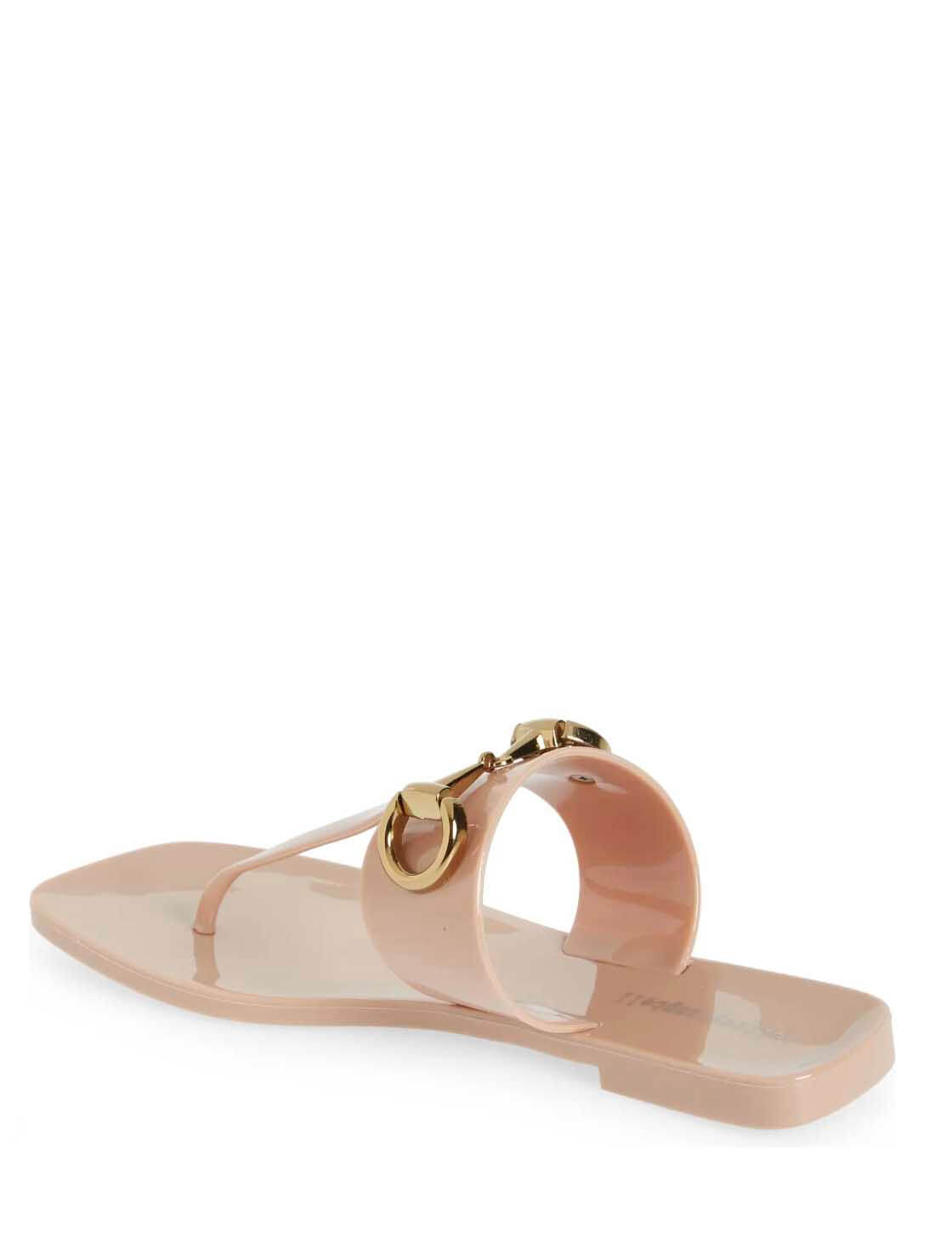 Jeffrey Campbell A Lil Bit Sandal in Natural Shiny (Final Sale)