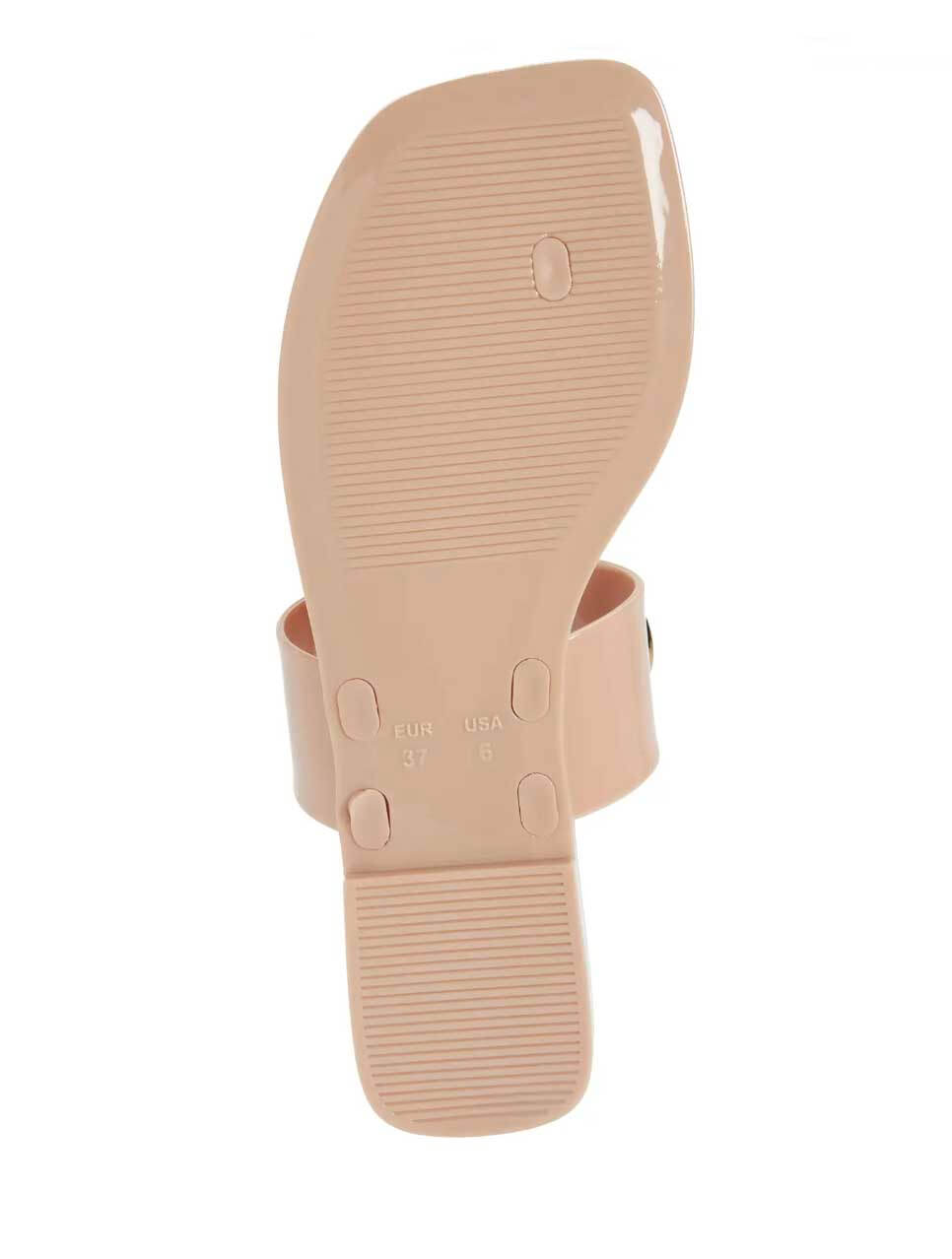 Jeffrey Campbell A Lil Bit Sandal in Natural Shiny (Final Sale)