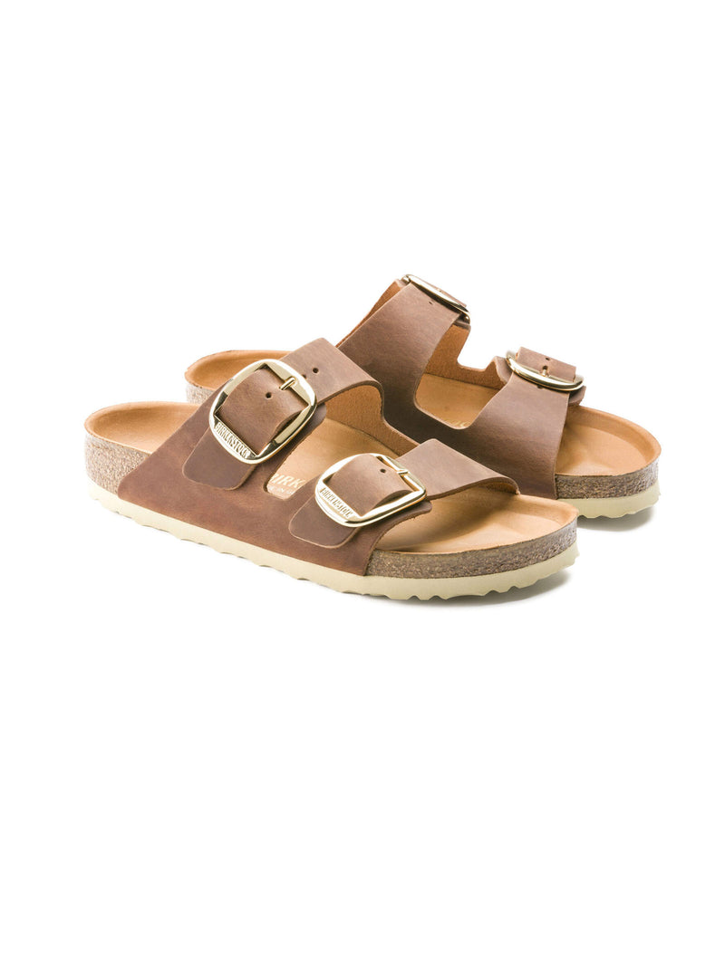 birkenstock big buckle cognac arizona