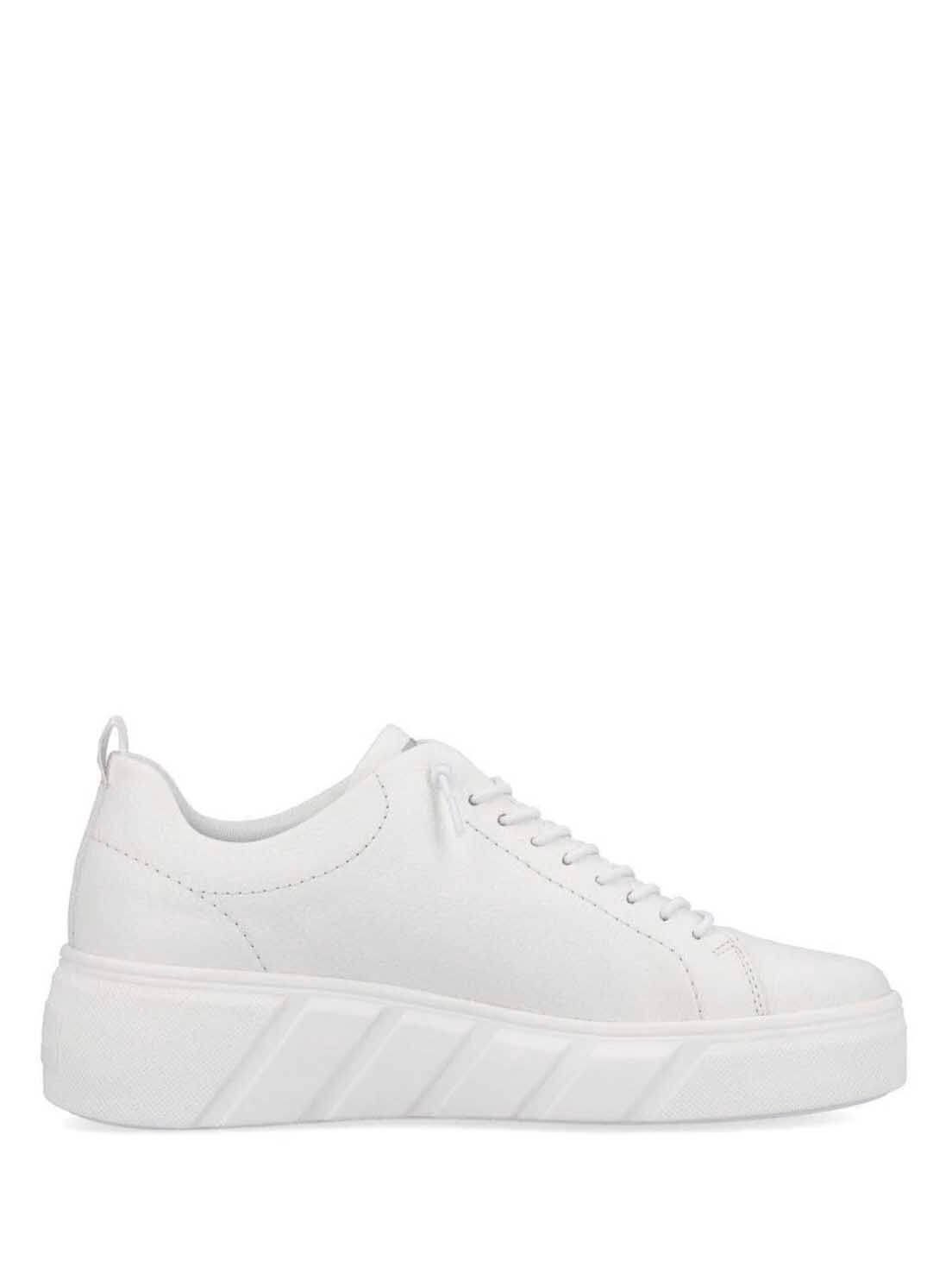 Rieker W0500-80 Carla Sneaker in White Pebble (Final Sale)