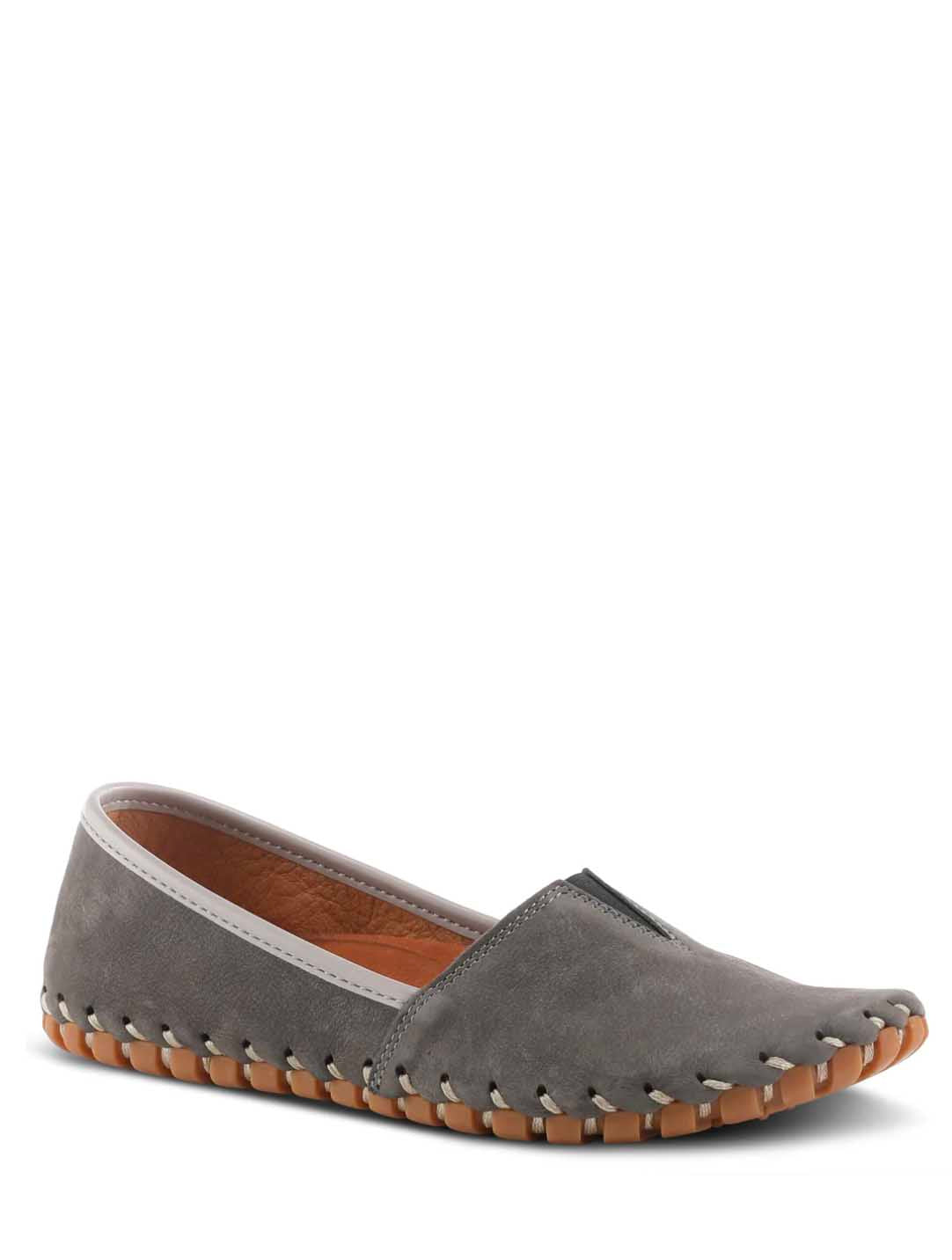 Spring Step Kathaleta Slip On in Grey Suede