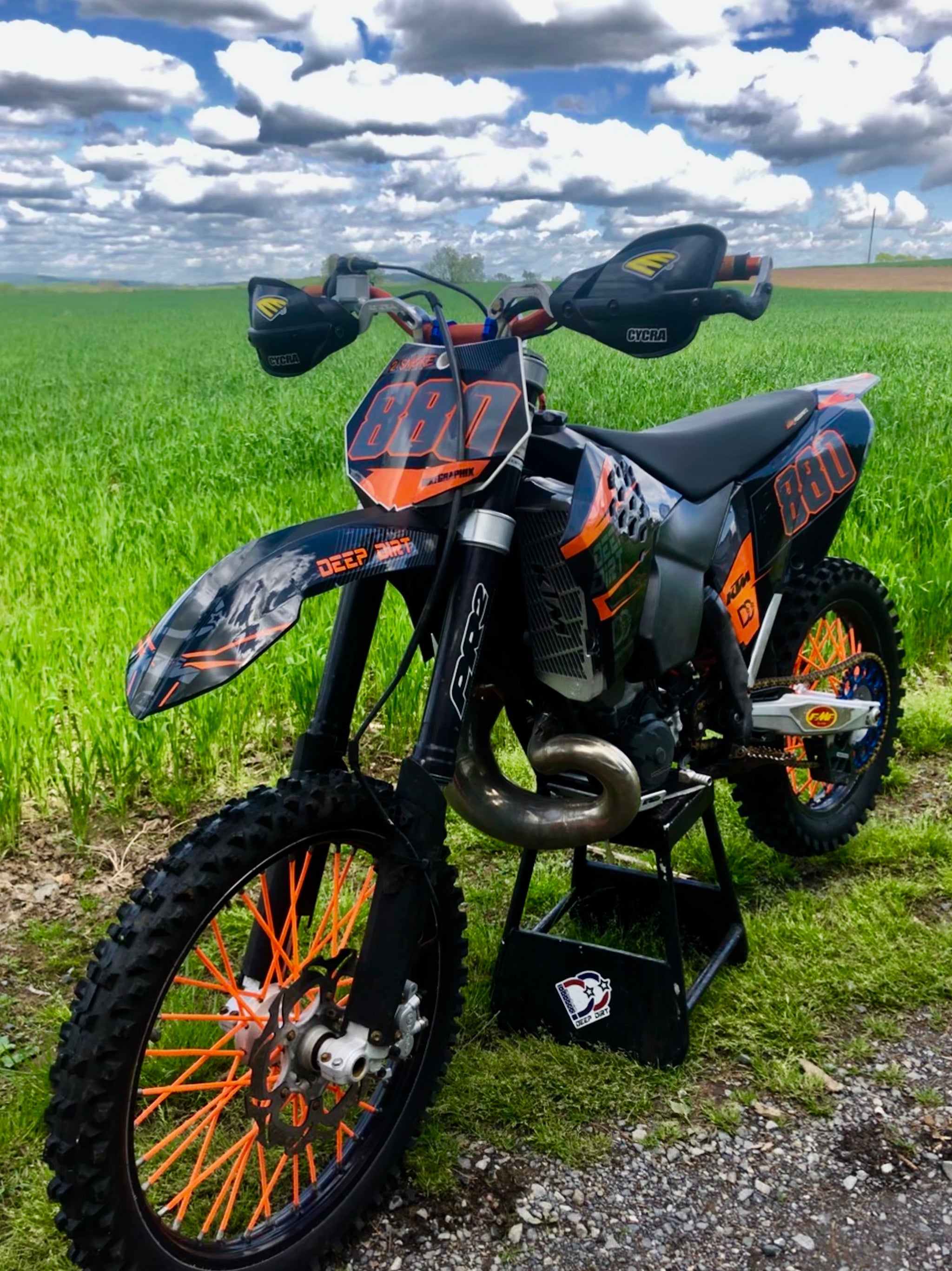 custom dirt bike