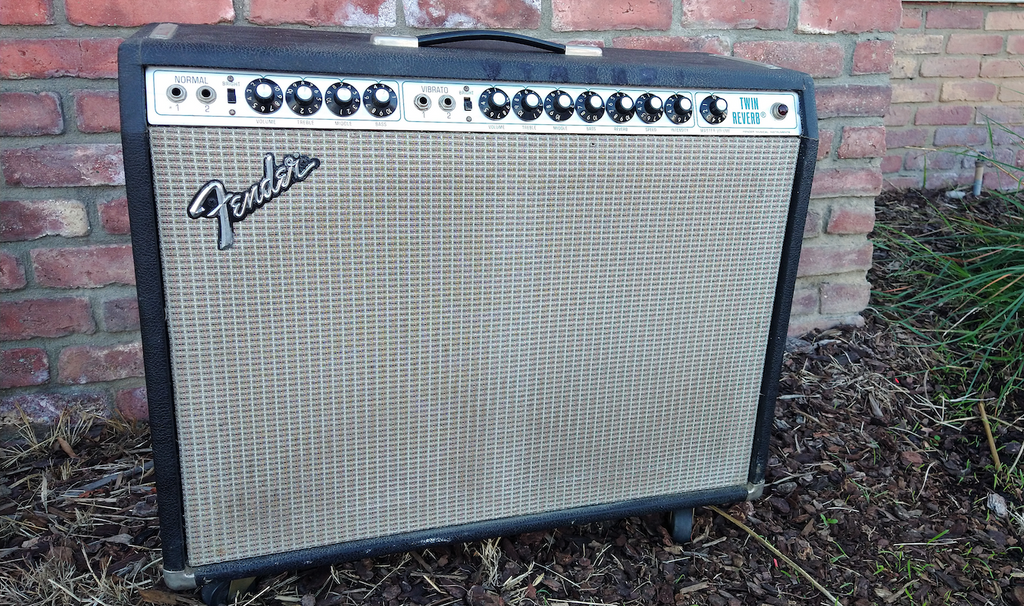 1976 fender twin reverb amp