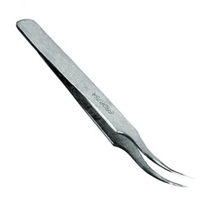 Curved Stainless Steel Tweezers - Hobby Delights