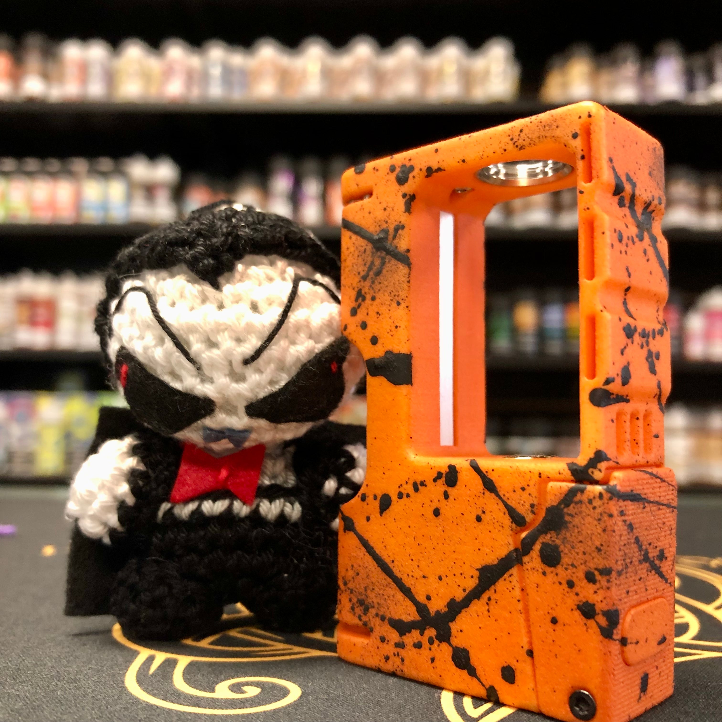 Nosferatu DNA 60 Boro Mod by VOODOOLL - Orange/Black Splatter