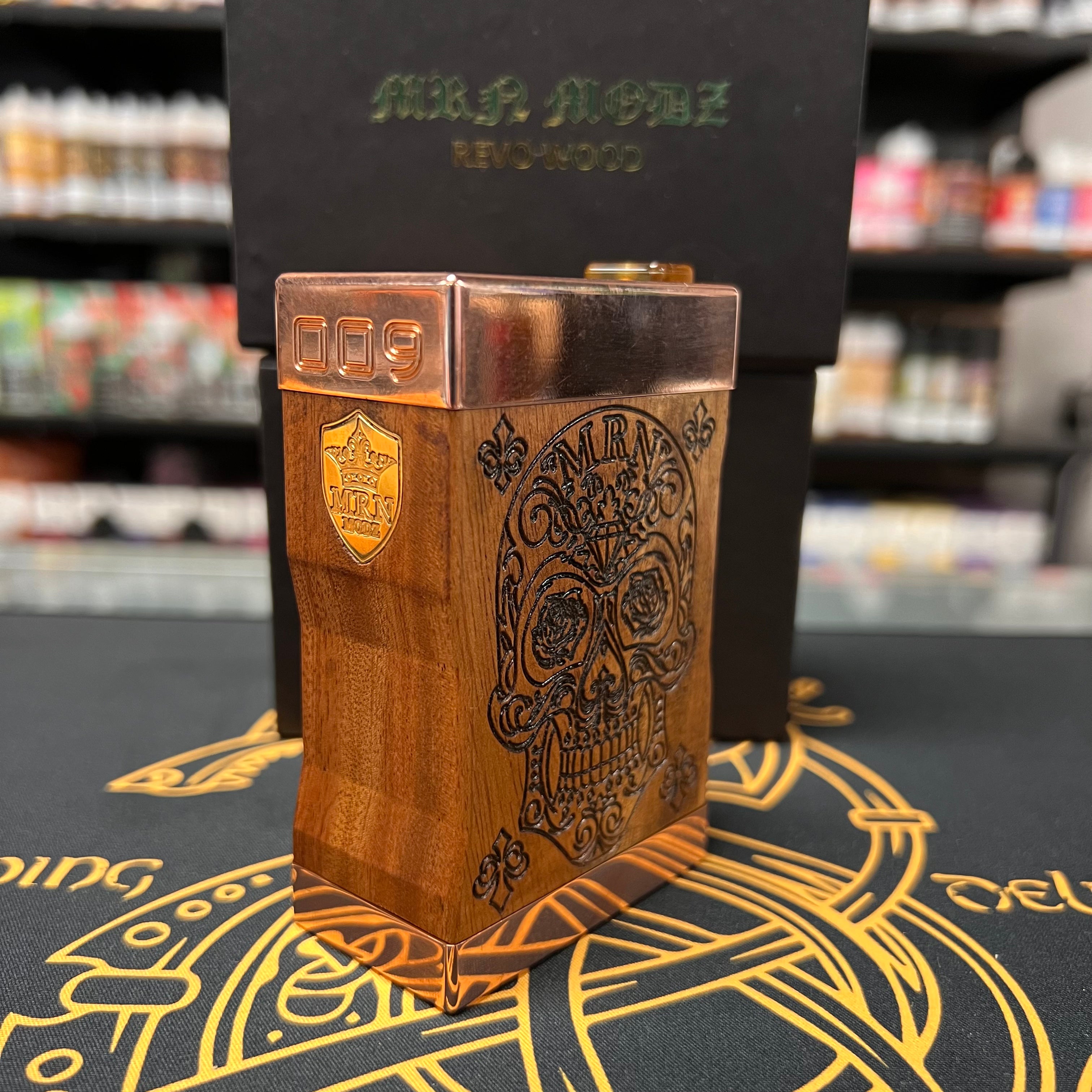 MRN Modz Revo V2 Wood (21700) Parallel Mech Mod – Hobby Delights