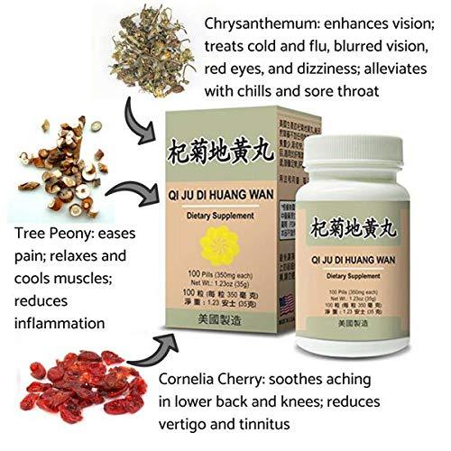 Qi Ju Di Huang Wan :: Herbal Supplement for Dry Eyes, Blurred Vision ...