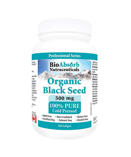 Black Cumin Seed Oil Capsules. Organic, Cold Pressed. 200 softgels, 50 ...