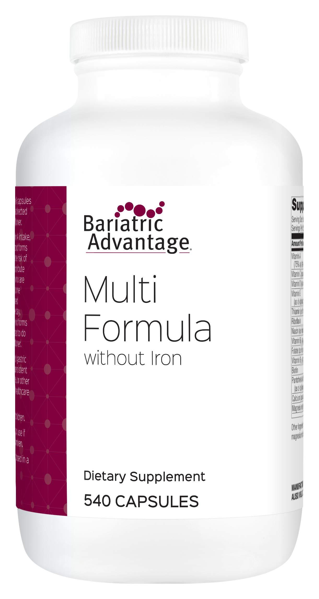 Bariatric Advantage Multi Formula Capsules Without Iron 540 Count Life Irl 1390