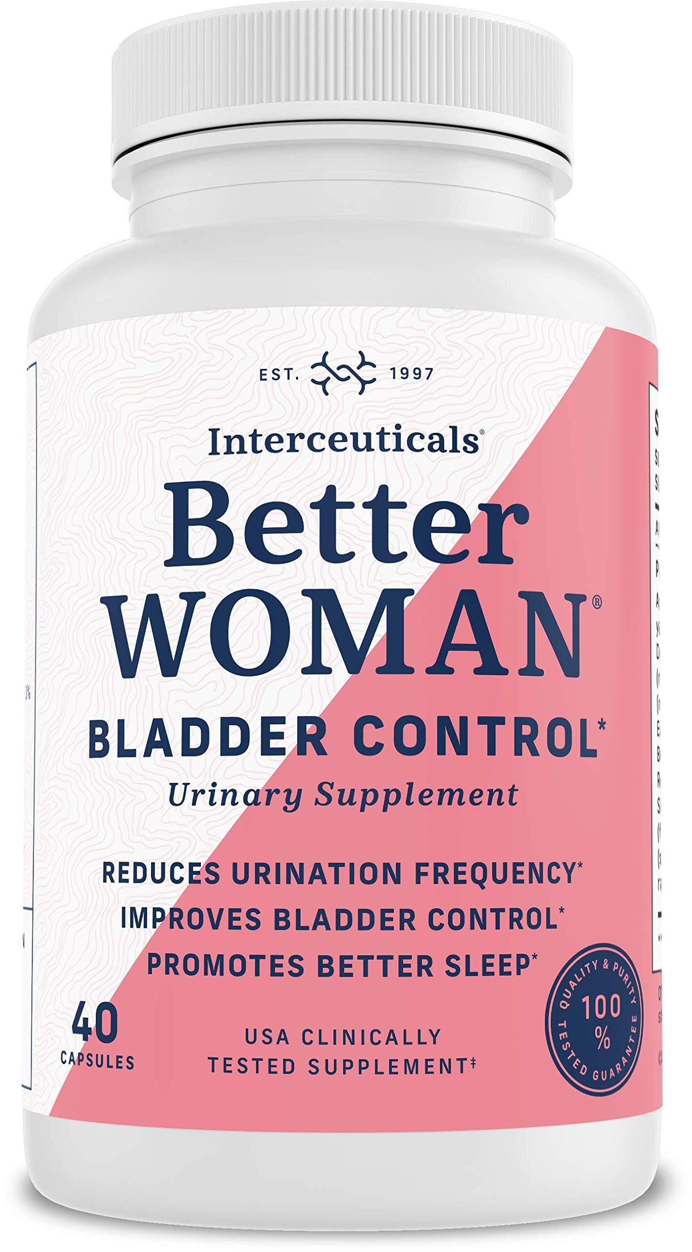 BetterWOMAN Bladder Control Supplement for Women Helps to Reduce Bath