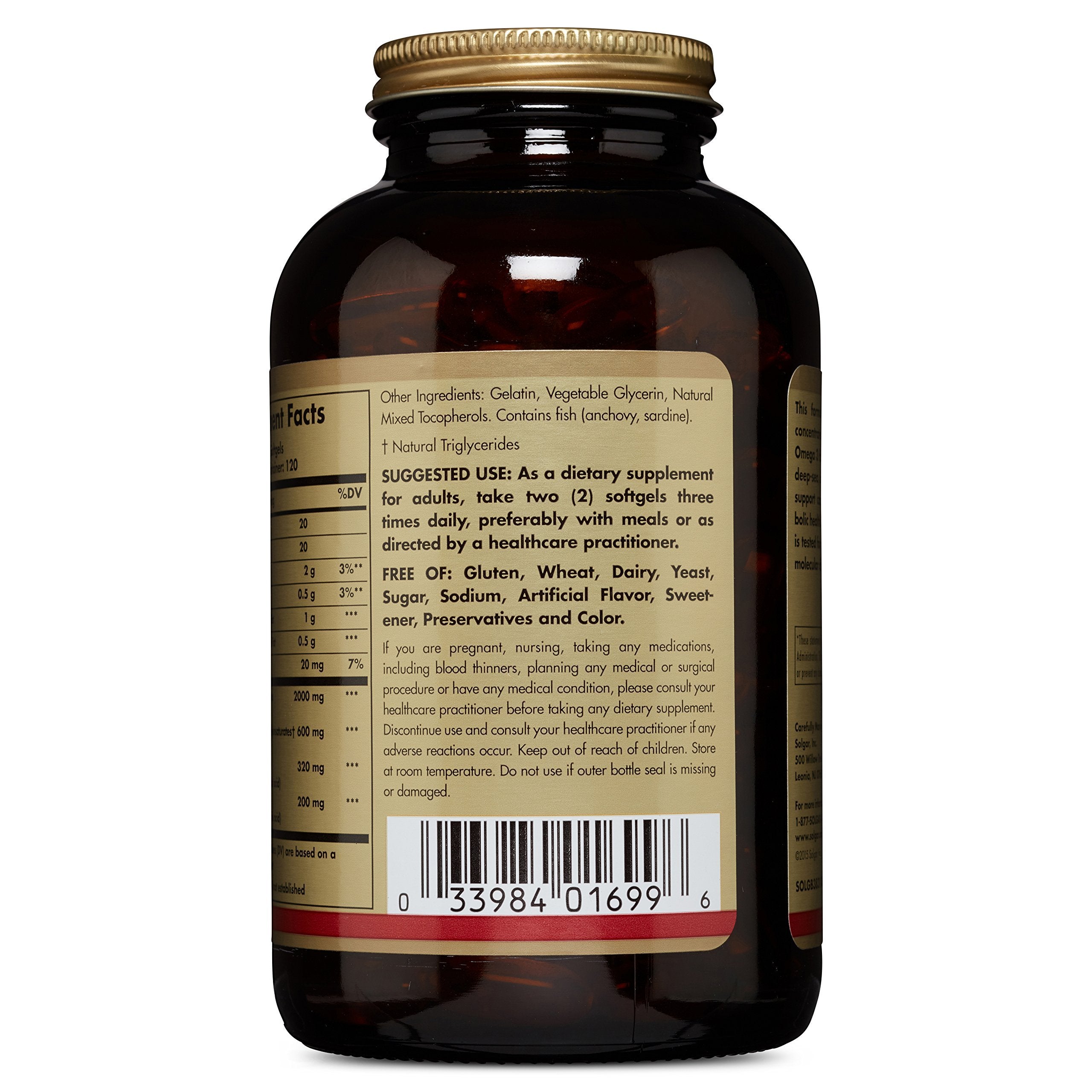 Solgar omega 3 fish oil concentrate