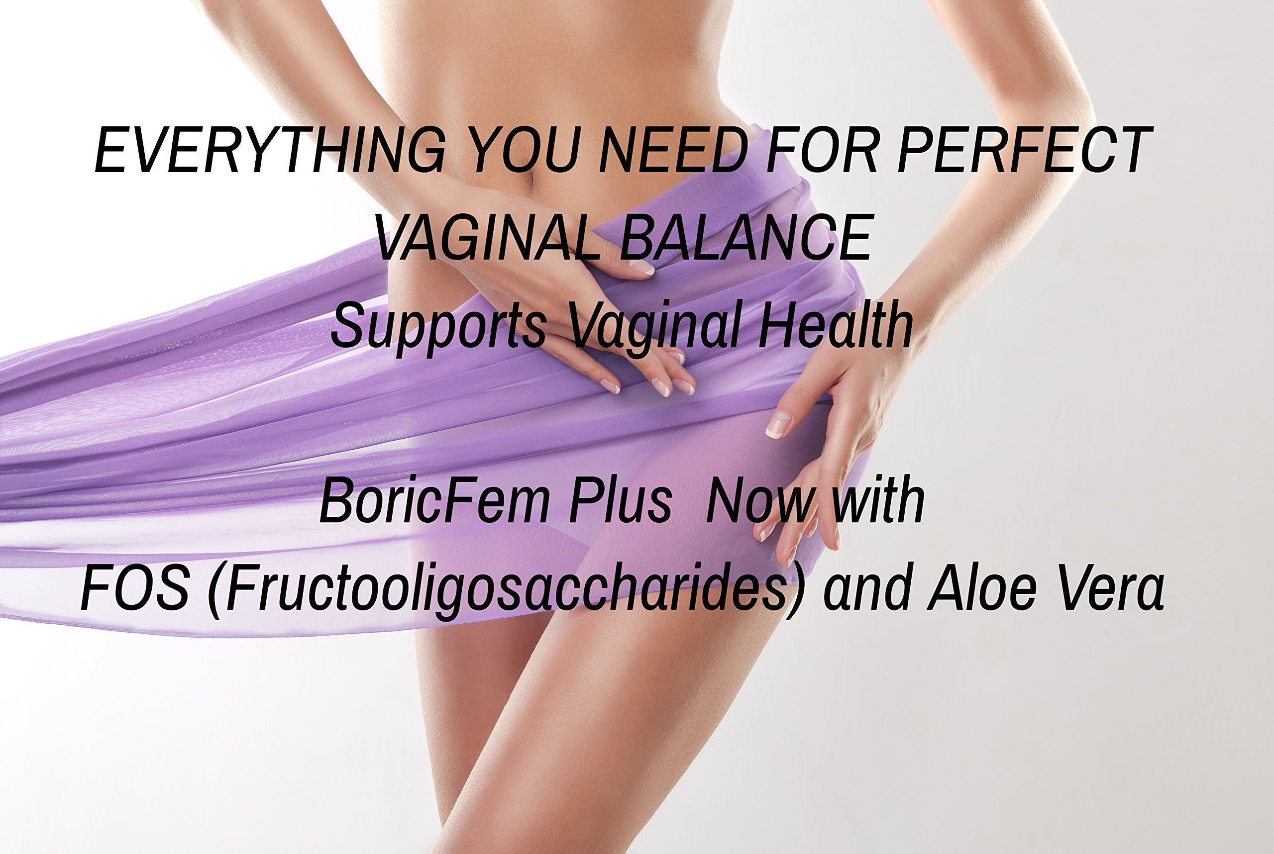 Boric Acid Vaginal Suppositories Plus Aloe Vera And Fos Probiotic Enhanc Life Irl 3168