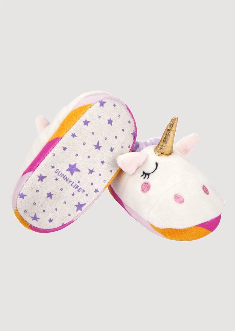 youth unicorn slippers