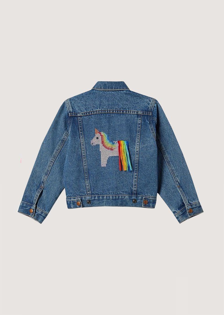 unicorn denim jacket