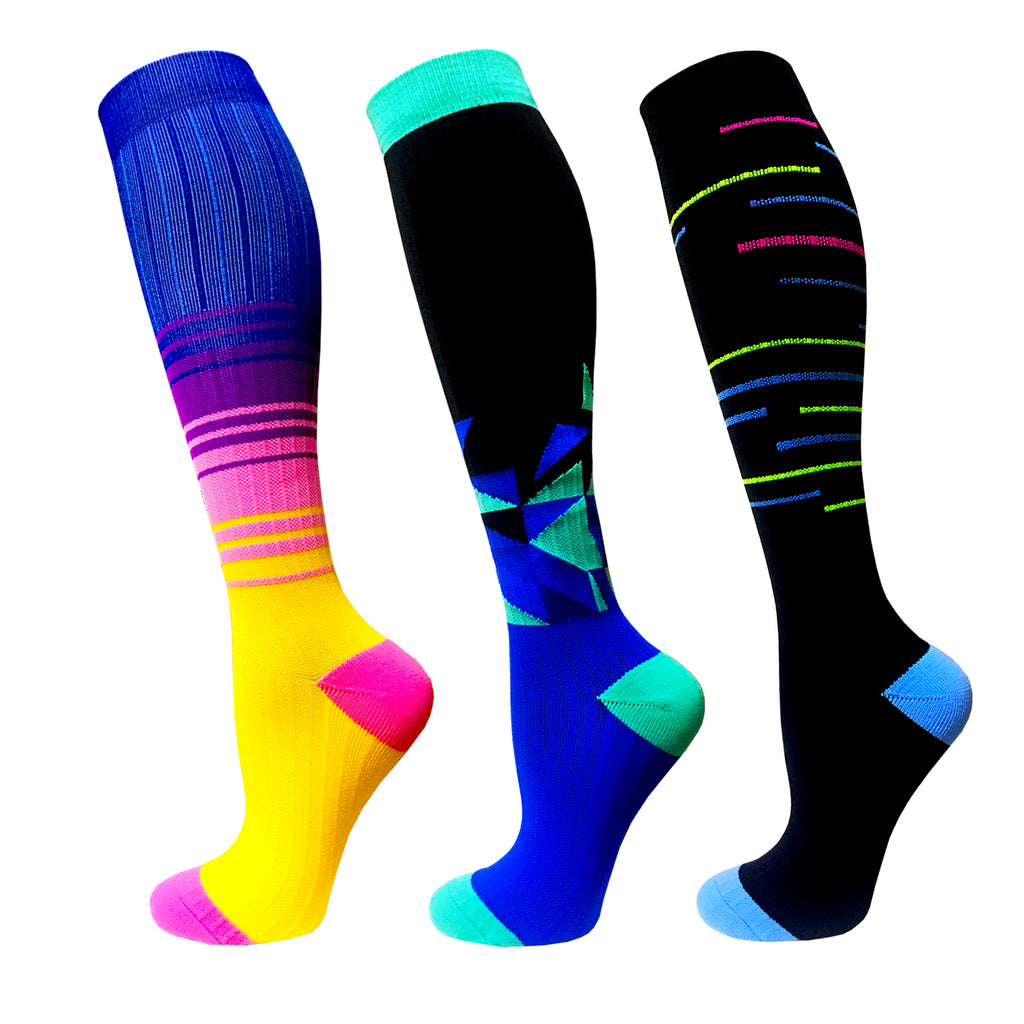 8-Pairs Compression Socks Women & Men （20-25mmHG）| Actinput – ACTINPUT ...