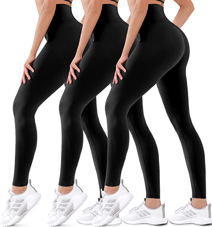 Buttery Soft Leggings for Women - High Waisted Tummy Control No See Th –  ACTINPUT Compression Socks