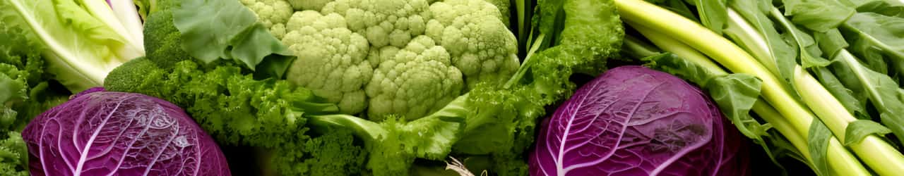 Cabbage, broccoli, cauliflower and other sulfur-rich vegetables supply Glutathione.