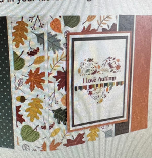 Autumn greetings book kit by Photoplay - WINNECONNE CRAFTS