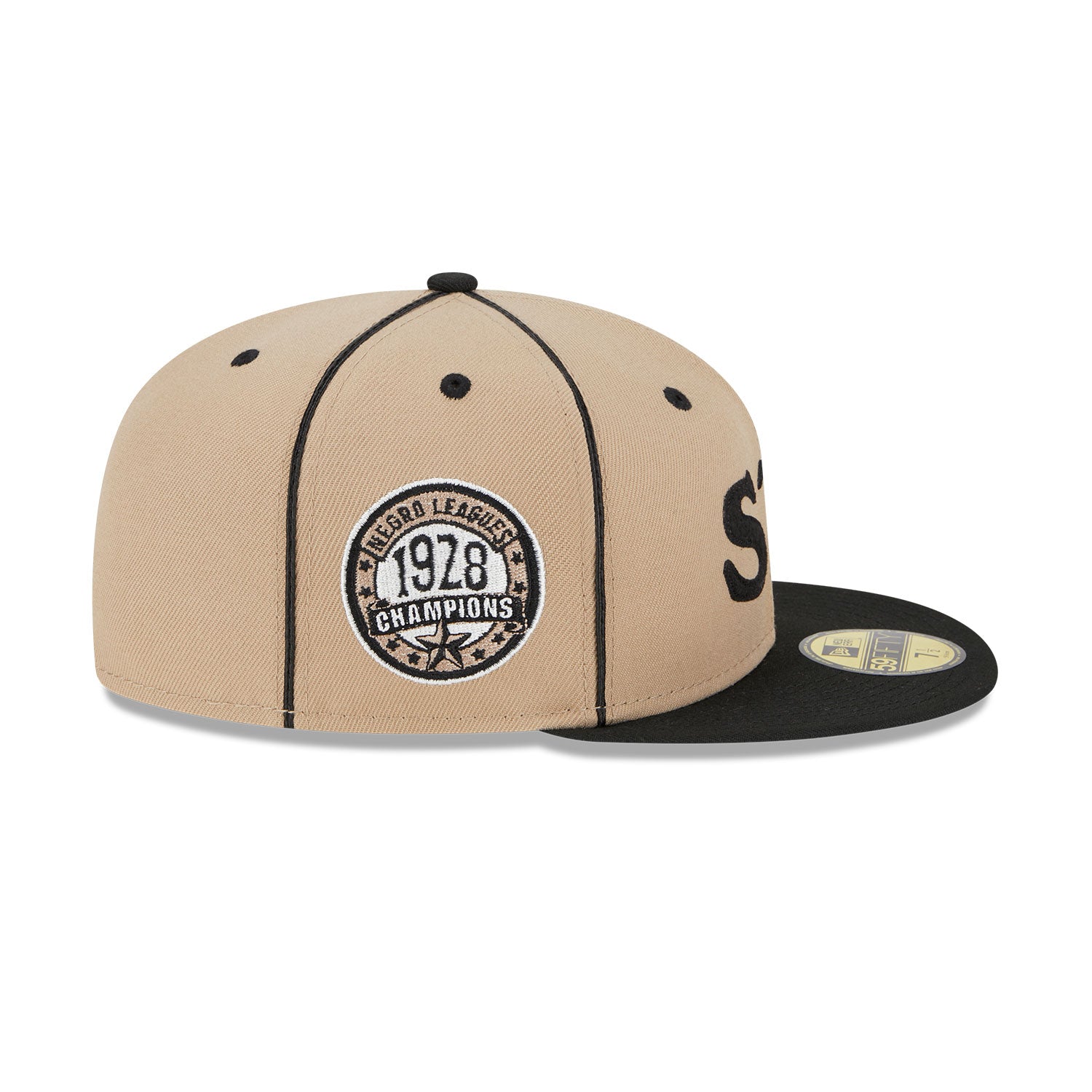 Atlanta Black Crackers Negro League Beige 59FIFTY Fitted Cap