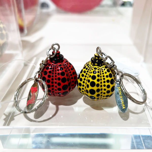 Yayoi Kusama Yayoi-chan Stuffed Plush Keychain Charm Red & Black