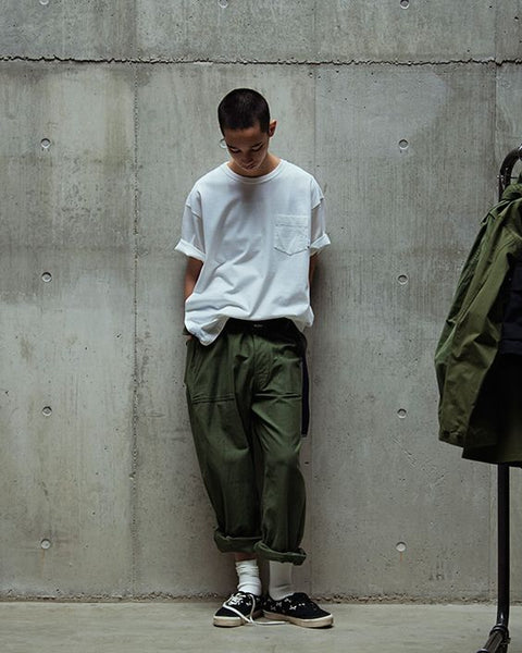 Wtaps BUDS SKINNY Trousers Cotton Satin - チノパン