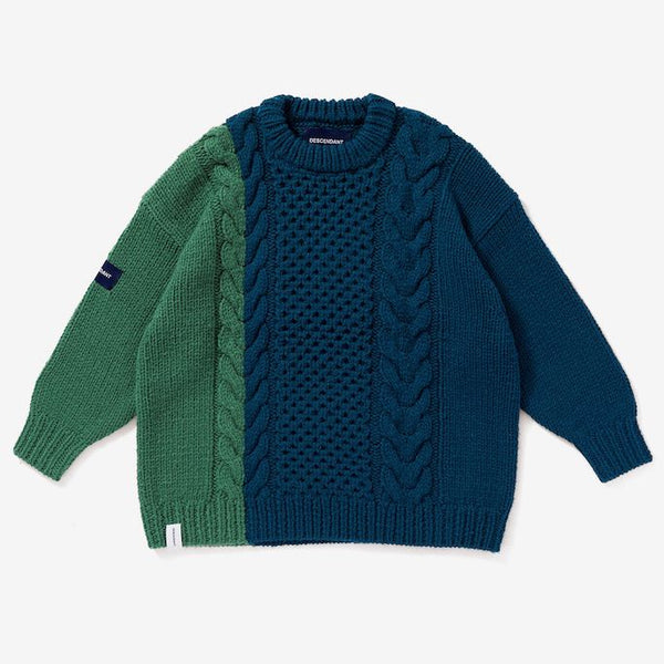 DESCENDANT 23A/W SUNKEN COWICHAN SWEATER [ 232MADS-JKM01 ] – cotwohk