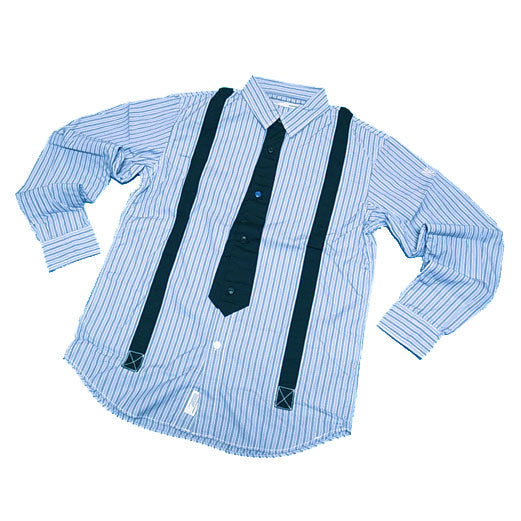 NEIGHBORHOOD 10A/W TIE SUS STRIPE / C-SHIRT. LS