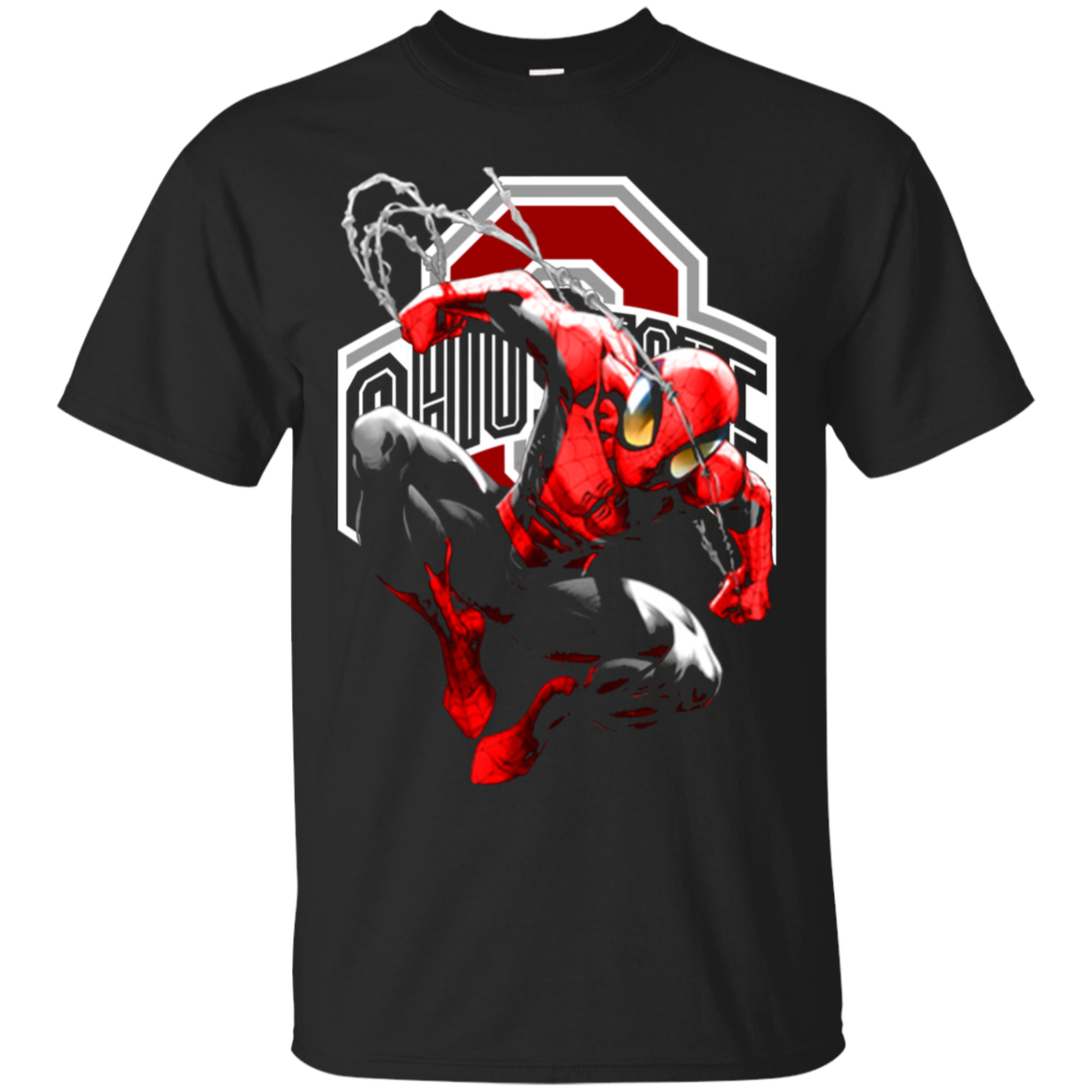 Spiderman Ohio State Buckeyes t shirt Cotton Shirt – Tee Peeze